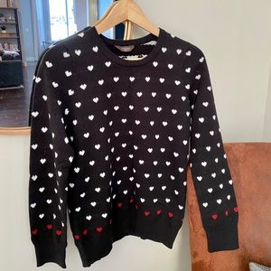Cute Heart Print Sweater